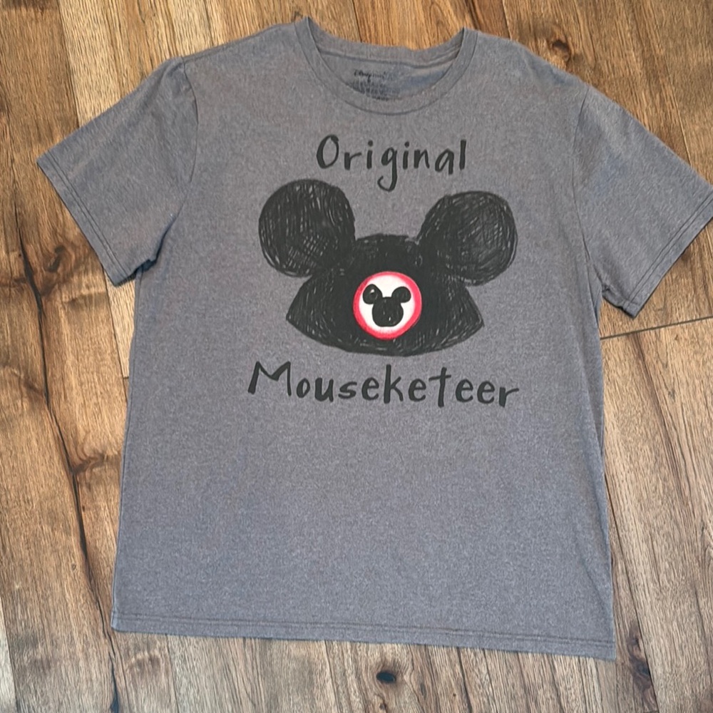 Gray Original Mouseketeer T-Shirt